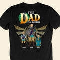Personalized Legend Zelda T-Shirt Gift for Dad | Father's Day Cotton Apparel GradoCreations