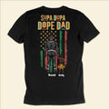Personalized Supa Dupa Dope Dad T-Shirt Custom Gift for Dad Cotton Apparel GradoCreations