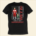 Personalized Mighty Morphin Power Rangers T-Shirt Gift for Dad