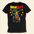 Personalized Dragon Dad T-Shirt Custom Name Gift for Father's Day Cotton Apparel GradoCreations