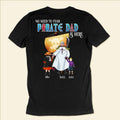 Personalized Pirate Dad T-Shirt Custom Name Gift for Father's Day Cotton Apparel GradoCreations