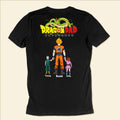 Personalized Dragon Dad Superdope T-Shirt Gift for Father's Day Cotton Apparel GradoCreations