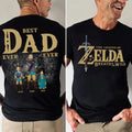 Personalized Legend of Zelda Dad Shirt Gift for Father's Day Cotton Apparel GradoCreations