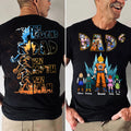 Personalized Dad Hero Shirt with Custom Names for Father's Day Gift Cotton Apparel GradoCreations