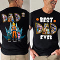 Personalized Saiyan Dad Shirt Custom Name Gift for Father's Day Cotton Apparel GradoCreations