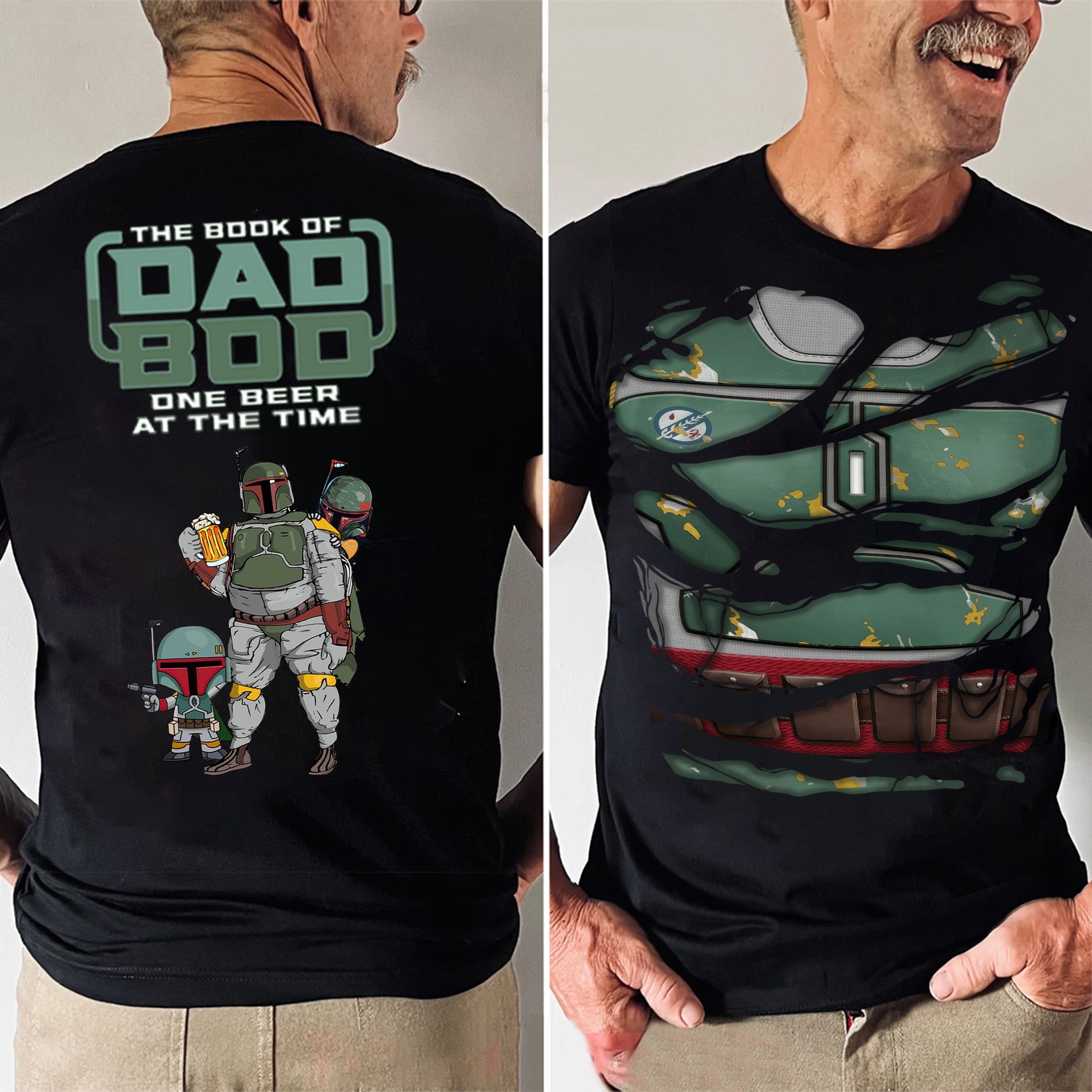 Personalized Dad Bod T-Shirt Beer Theme Custom Gift for Dad