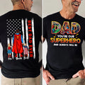 Personalized Superhero Shirt for Dad - Father's Day Gift Cotton Apparel GradoCreations
