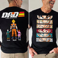 Personalized Dragon Ball Z Dad Shirt Custom Name Gift for Father's Day Cotton Apparel GradoCreations
