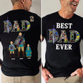 Personalized Super Dad Shirt Custom Name Gift for Father's Day Cotton Apparel GradoCreations