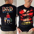 Personalized Cotton Shirt for Dad King of the Pirates Gift Cotton Apparel GradoCreations