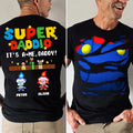 Personalized Super Daddio T-Shirt for Dad | Funny Father's Day Gift Cotton Apparel GradoCreations
