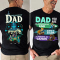 Personalized Dad Shirt As Powerful As Ganon - Father's Day Gift Cotton Apparel GradoCreations