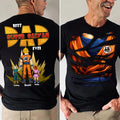 Personalized Super Saiyan Dad T-Shirt Custom Names Gift Cotton Apparel GradoCreations