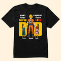 Personalized Cotton T-Shirt for Dad with Kids Names Gift Cotton Apparel GradoCreations