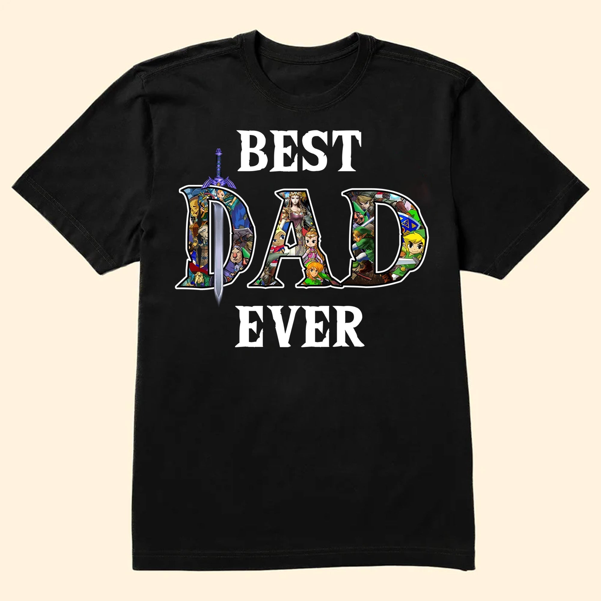 Personalized Super Dad Shirt Custom Name Gift for Father's Day Cotton Apparel GradoCreations