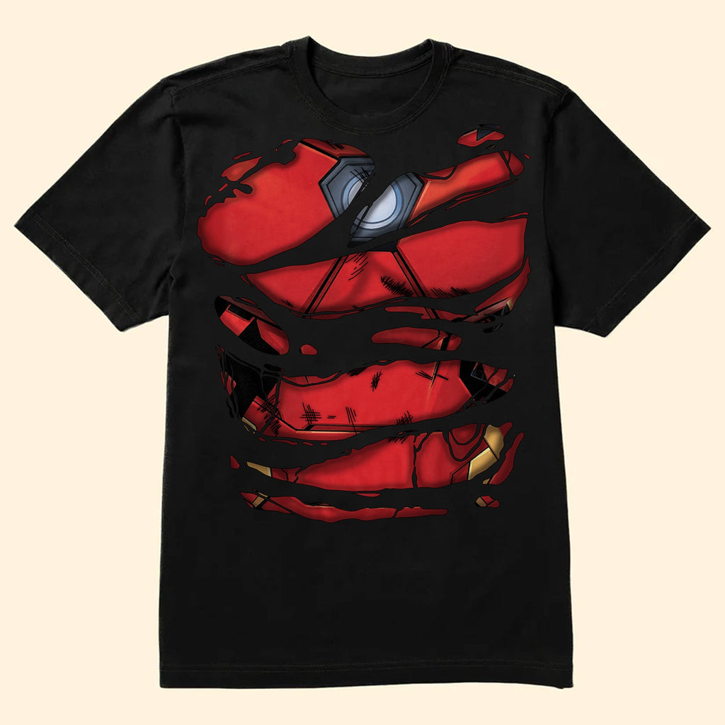 Personalized Superhero Dad Shirt Gift for Father's Day Cotton Apparel GradoCreations