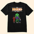 Personalized Legend Has Legacies T-Shirt Gift for Dad, Husband, Father's Day Cotton Apparel GradoCreations