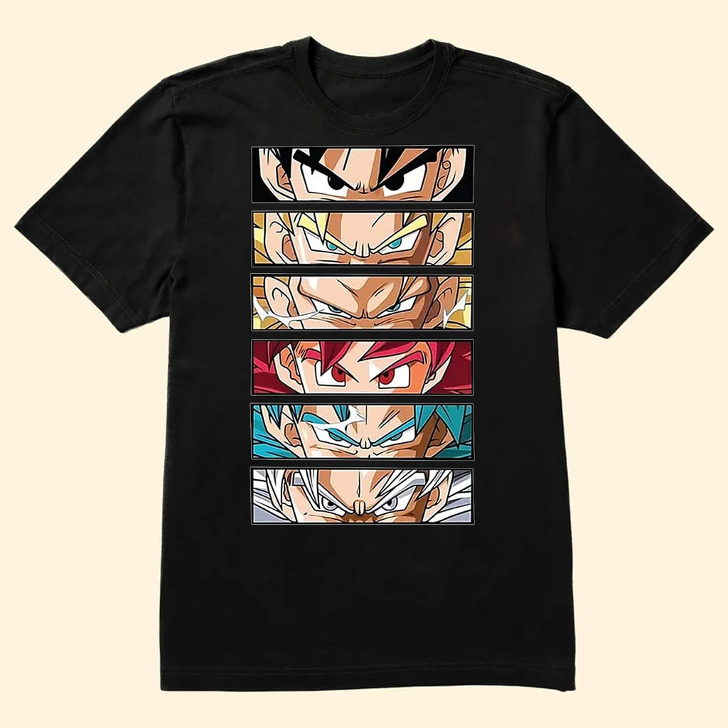 Personalized Dragon Ball Z Dad Shirt Custom Name Gift for Father's Day Cotton Apparel GradoCreations