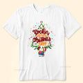Personalized Rockin' Around The Christmas Tree Shirt for Couples