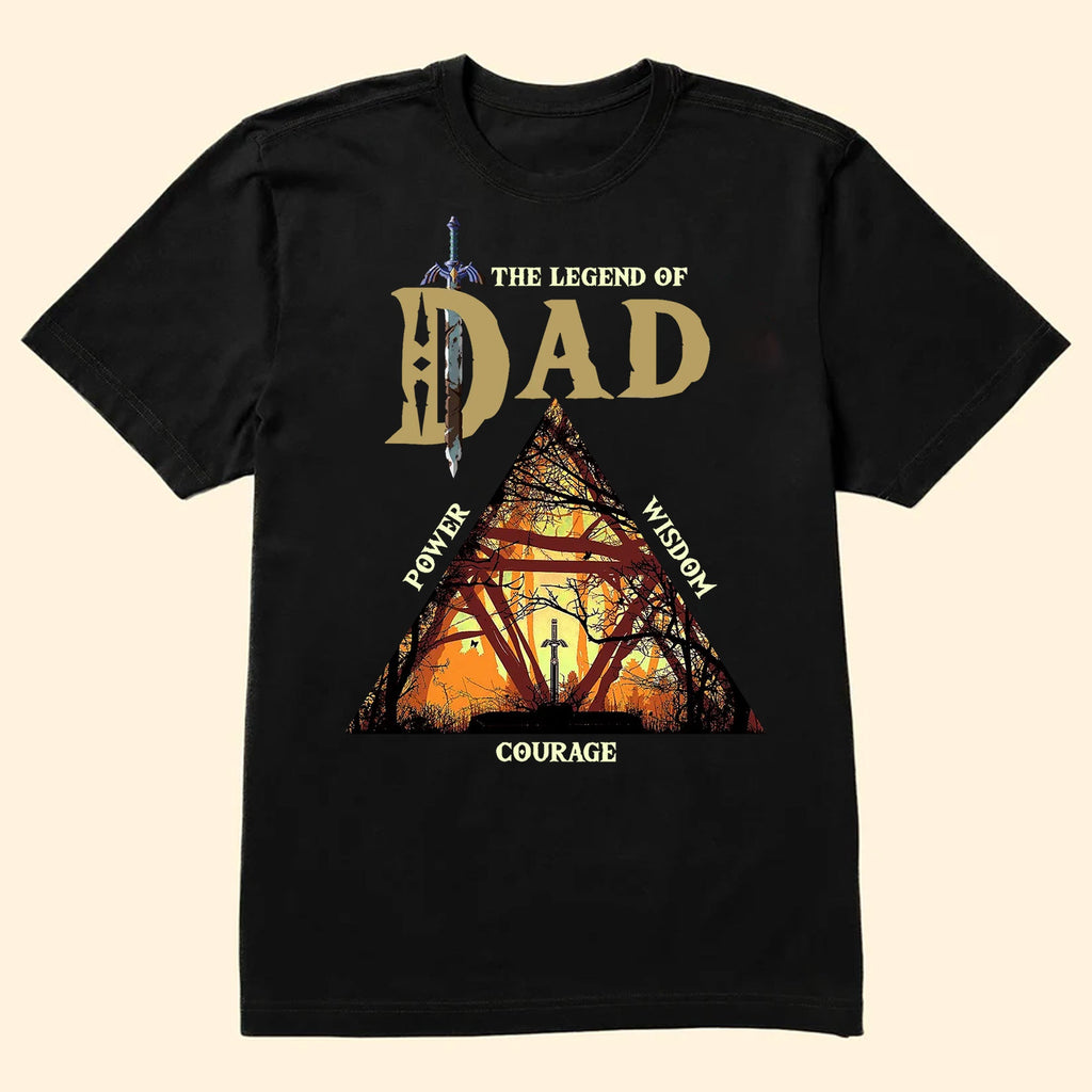 Personalized The Legend of Zelda Shirt Gift for Dad - Father's Day Apparel Cotton Apparel GradoCreations