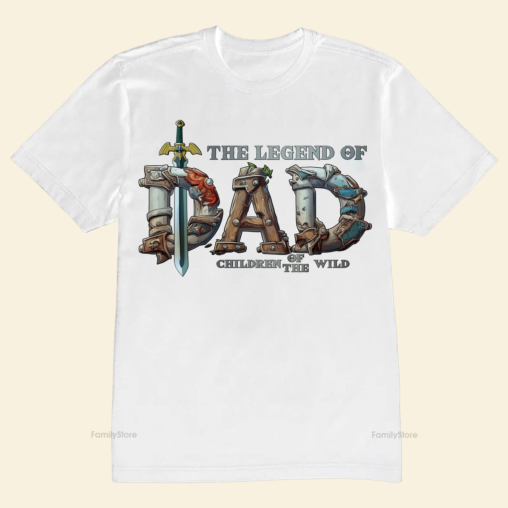 Personalized Dad Fantasy Adventure Shirt Unique Gift for Father's Day