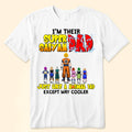Personalized Super Saiyan Dad T-Shirt Custom Name Gift for Father's Day Cotton Apparel GradoCreations