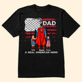 Personalized Super Dad T-Shirt Gift for Father's Day Cotton Apparel Cotton Apparel GradoCreations