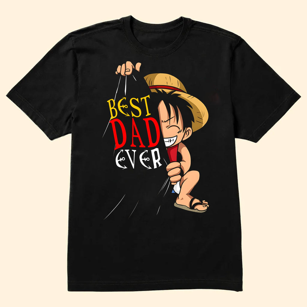 Personalized Pirate Dad Shirt Best Dad Ever Gift for Father's Day Cotton Apparel GradoCreations