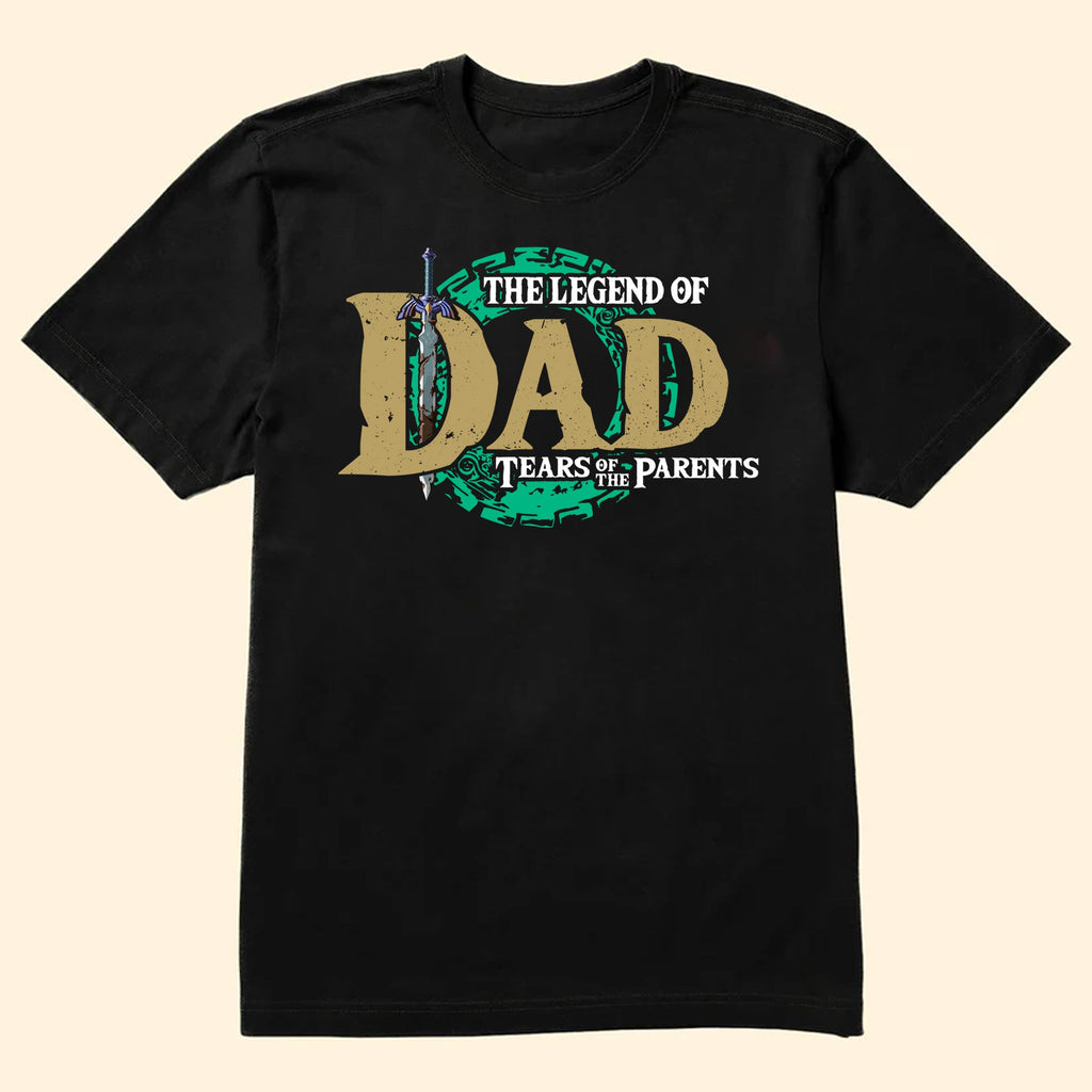 Personalized Adventure Shirt for Dad - Zelda Theme Father's Day Gift Cotton Apparel GradoCreations