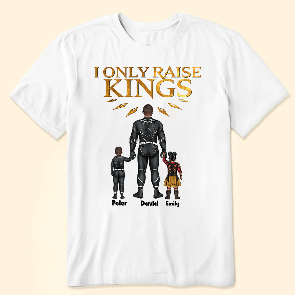 Personalized Superhero T-Shirt Gift for Dad | Father's Day Cotton Apparel GradoCreations