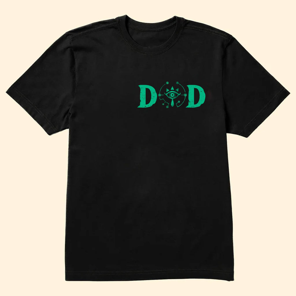 Personalized Legend of Zelda Dad Shirt Gift for Father's Day Cotton Apparel GradoCreations