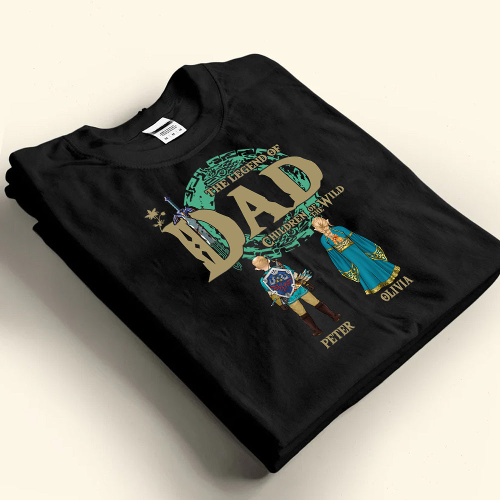 Personalized Legend of Dad T-Shirt Gift for Father's Day Cotton Apparel GradoCreations