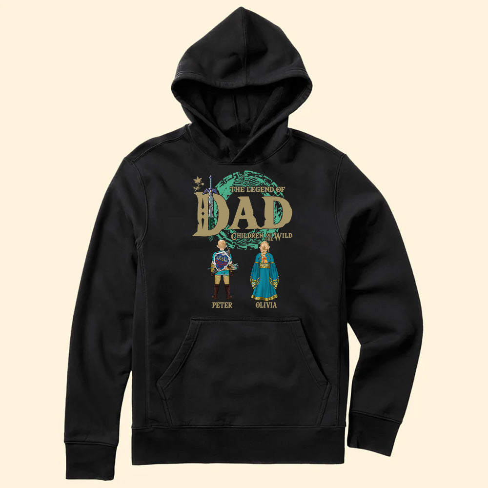Personalized Legend of Dad T-Shirt Gift for Father's Day Cotton Apparel GradoCreations