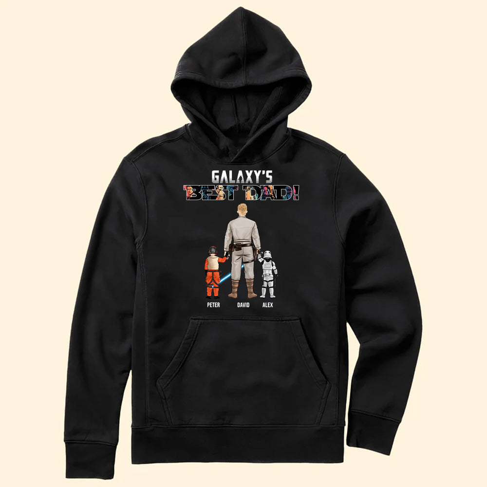 Personalized Cosmic T-Shirt Gift for Best Dad on Father's Day