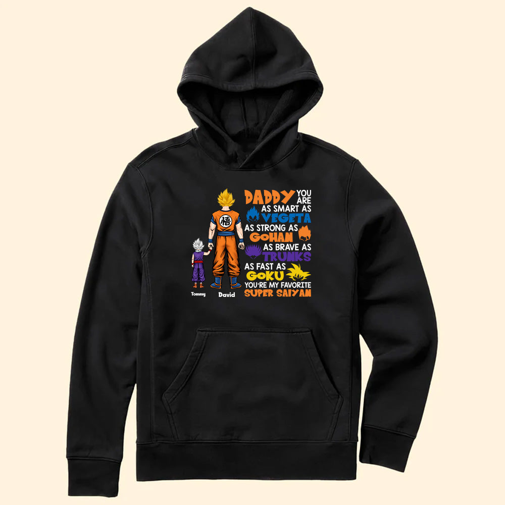 Custom Super Saiyan T-Shirt Gift for Dad | Father's Day Apparel Cotton Apparel GradoCreations