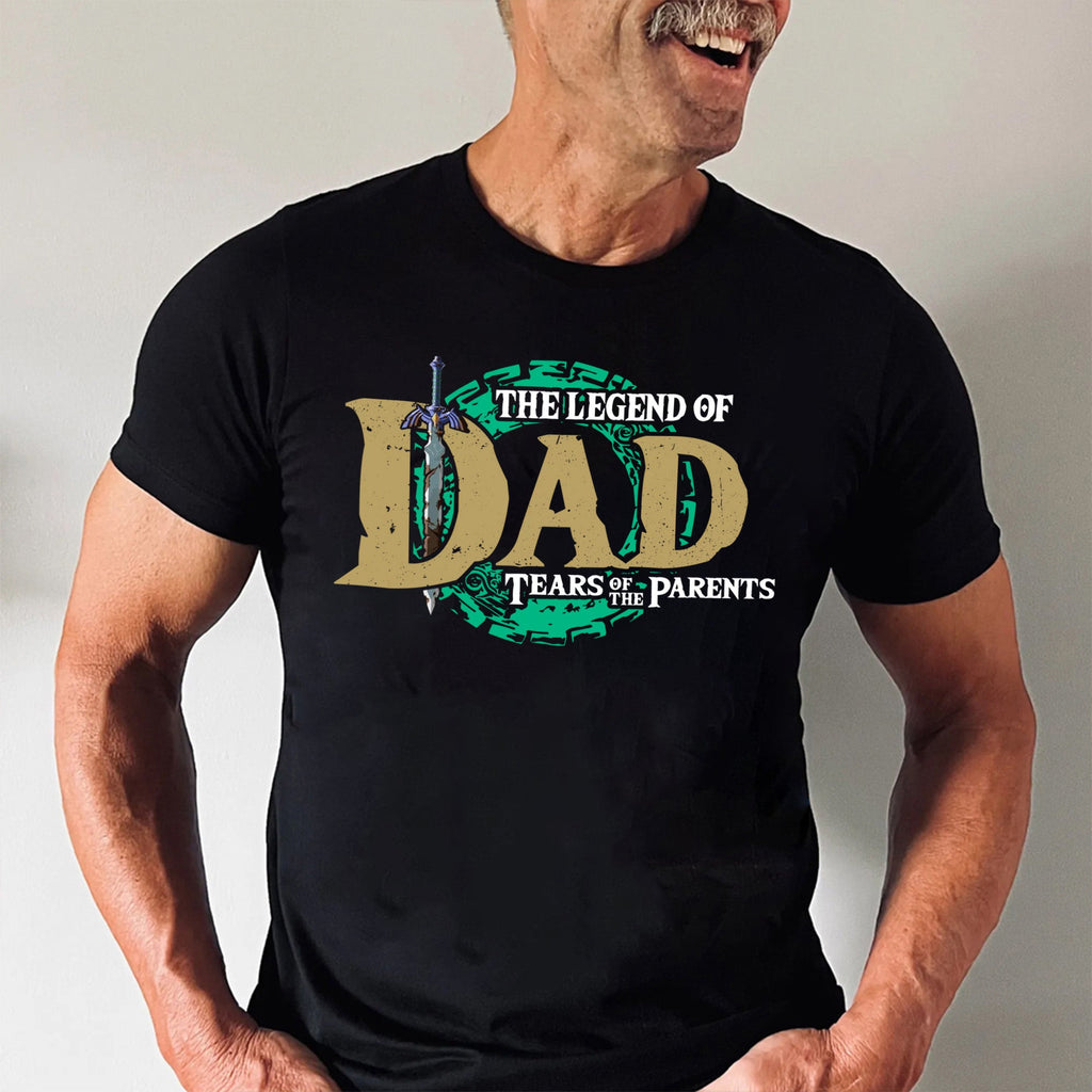 Personalized Adventure Shirt for Dad - Zelda Theme Father's Day Gift Cotton Apparel GradoCreations