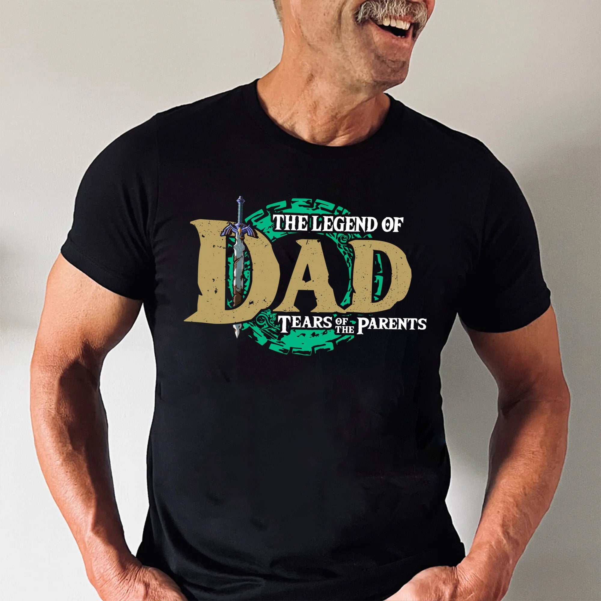 Personalized Adventure Shirt for Dad - Zelda Theme Father's Day Gift Cotton Apparel GradoCreations