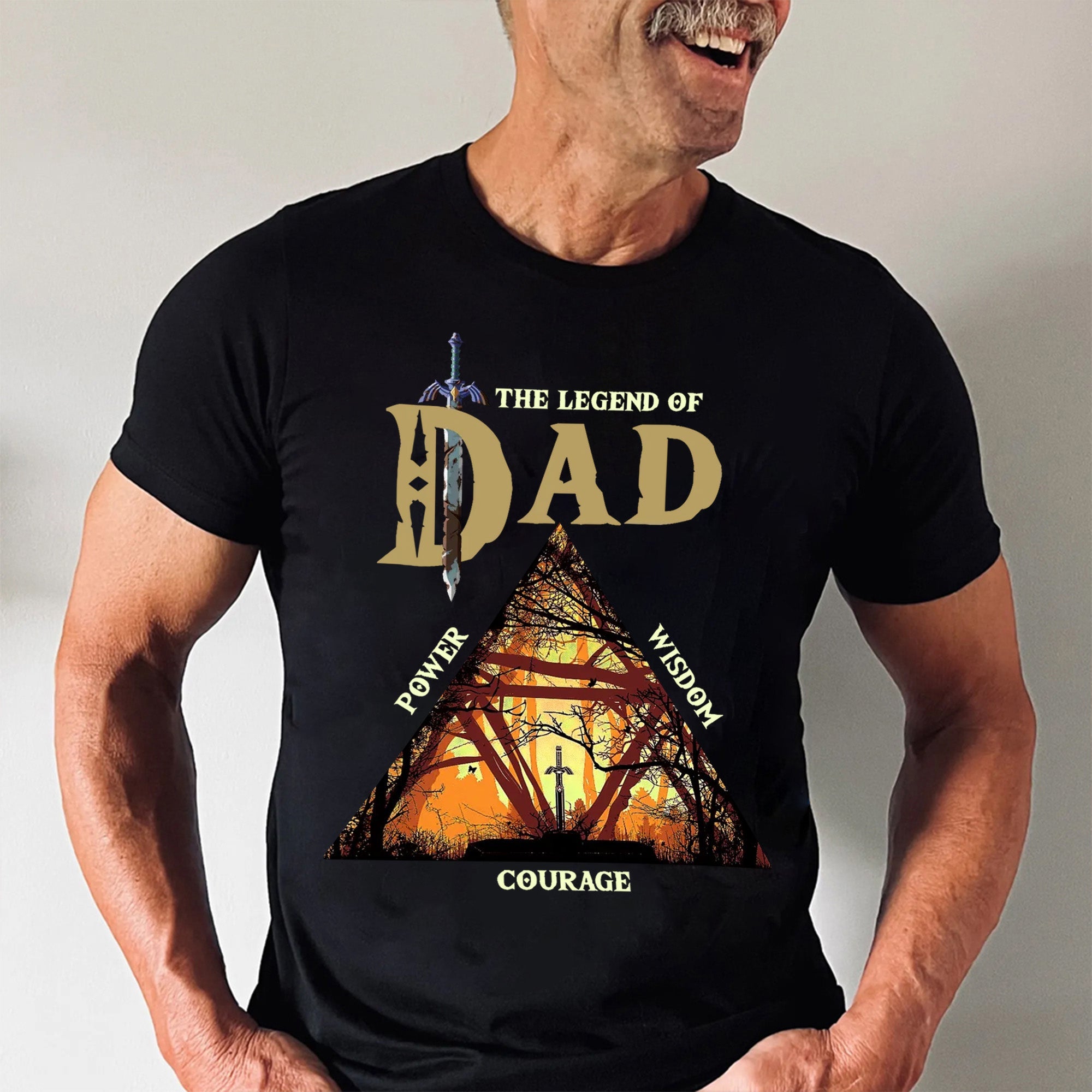 Personalized The Legend of Zelda Shirt Gift for Dad - Father's Day Apparel Cotton Apparel GradoCreations