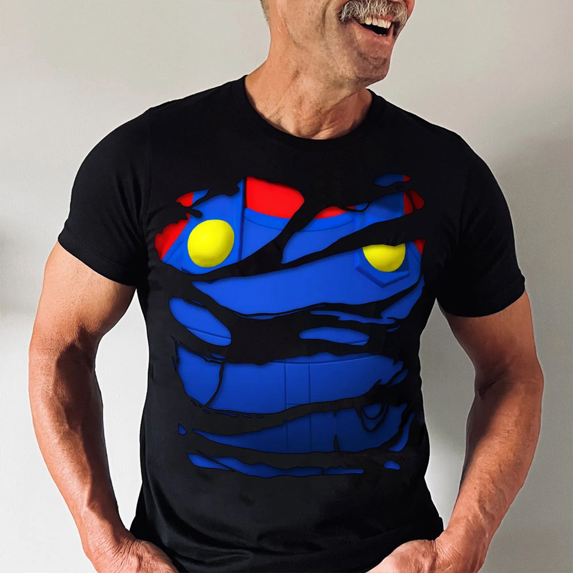 Personalized Super Daddio T-Shirt for Dad | Funny Father's Day Gift Cotton Apparel GradoCreations
