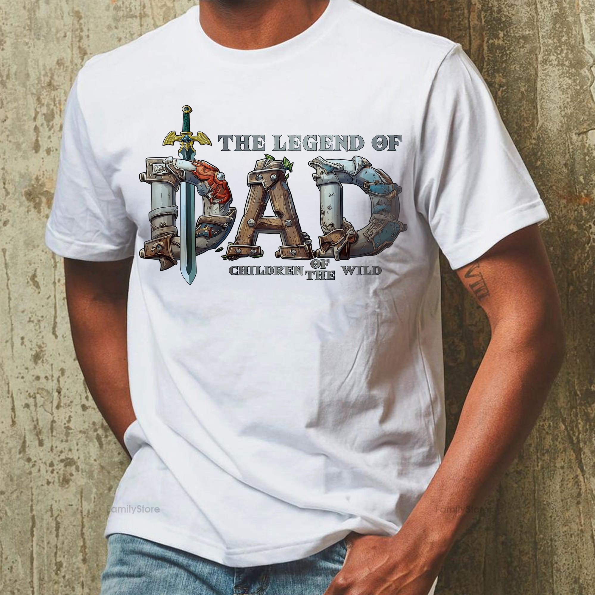 Personalized Dad Fantasy Adventure Shirt Unique Gift for Father's Day