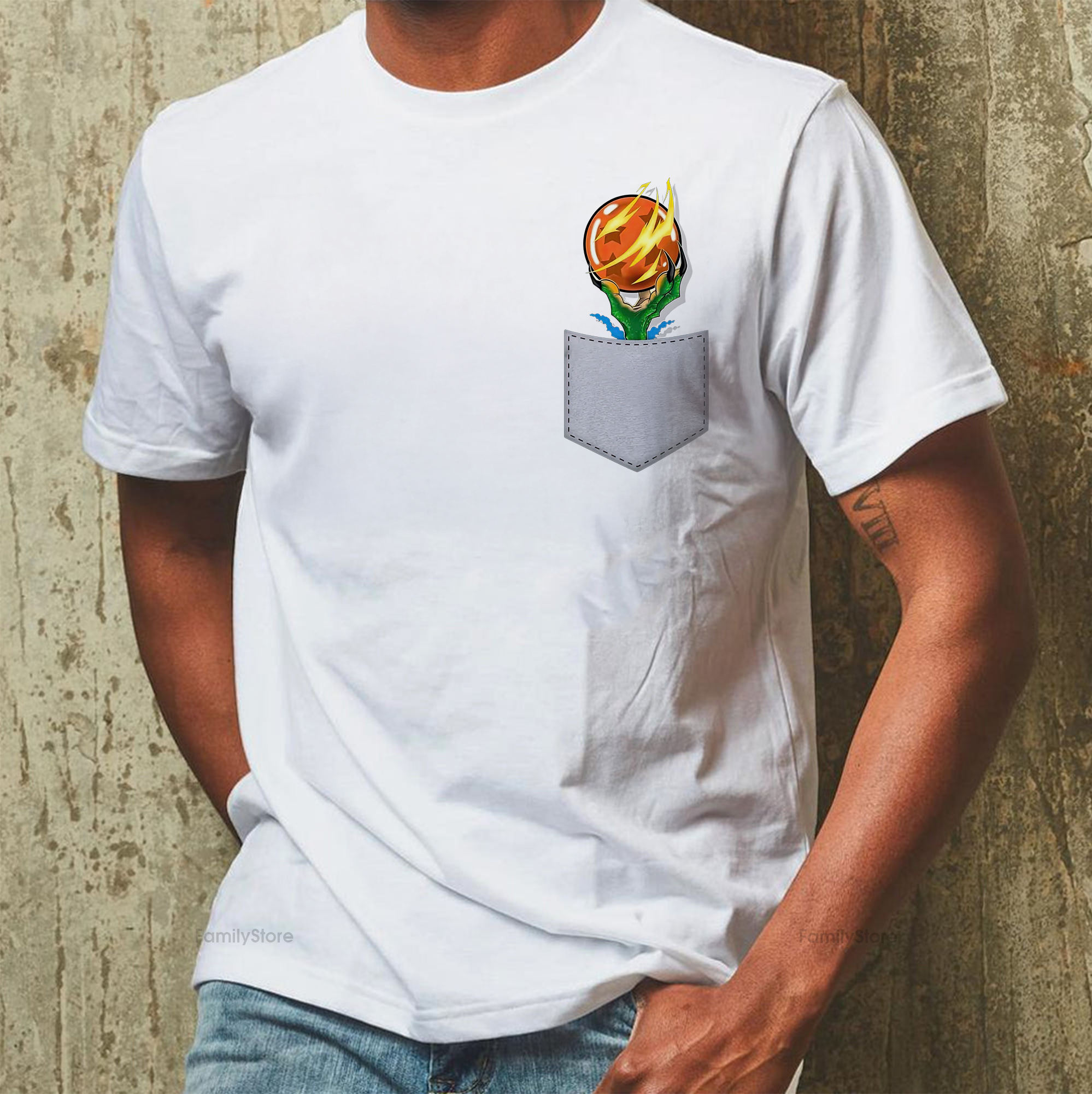 Personalized Super Saiyan Dad Shirt Custom Family Gift for Dad