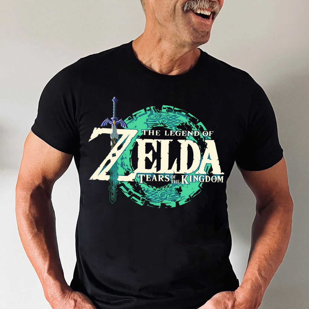 Personalized Legend Zelda Dad Shirt Custom Name Gift for Father's Day Cotton Apparel GradoCreations