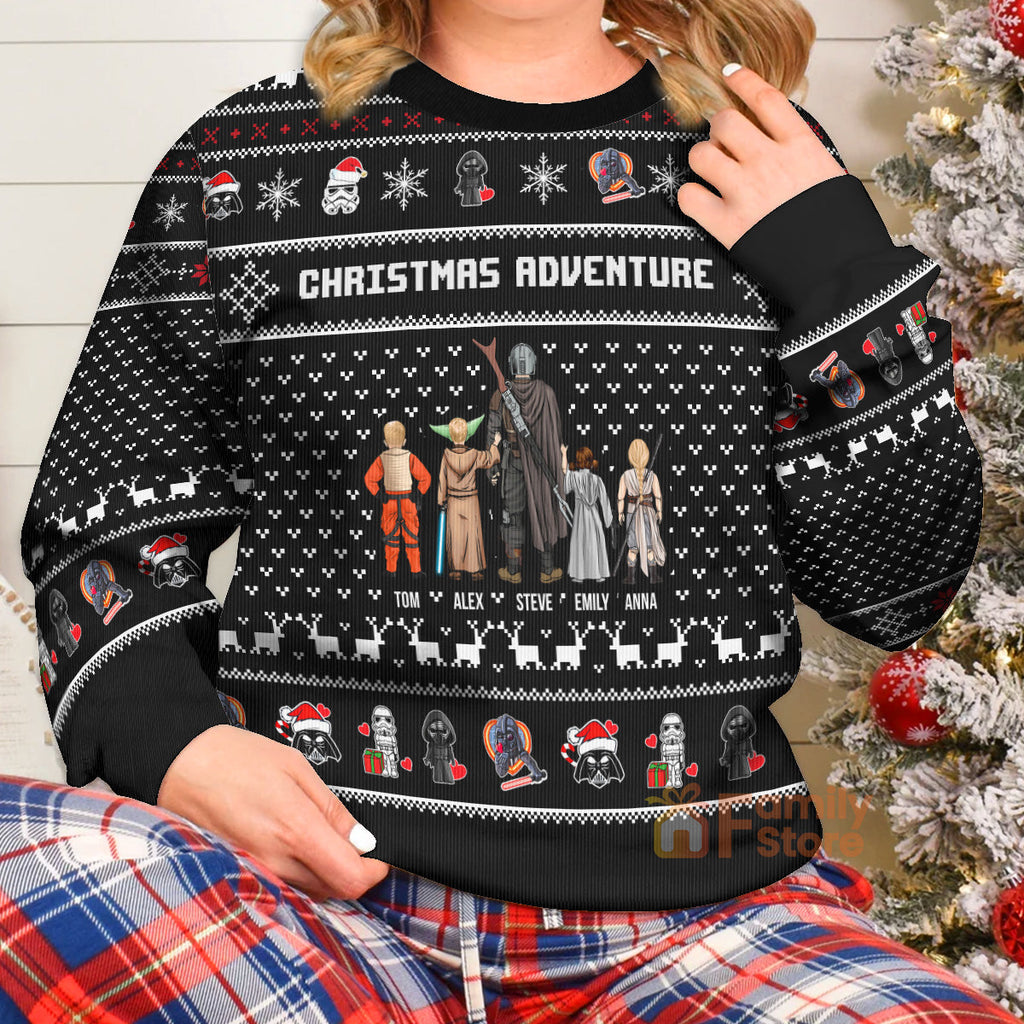 Personalized Ugly Christmas Sweater Gift for Dad, Grandpa, Husband