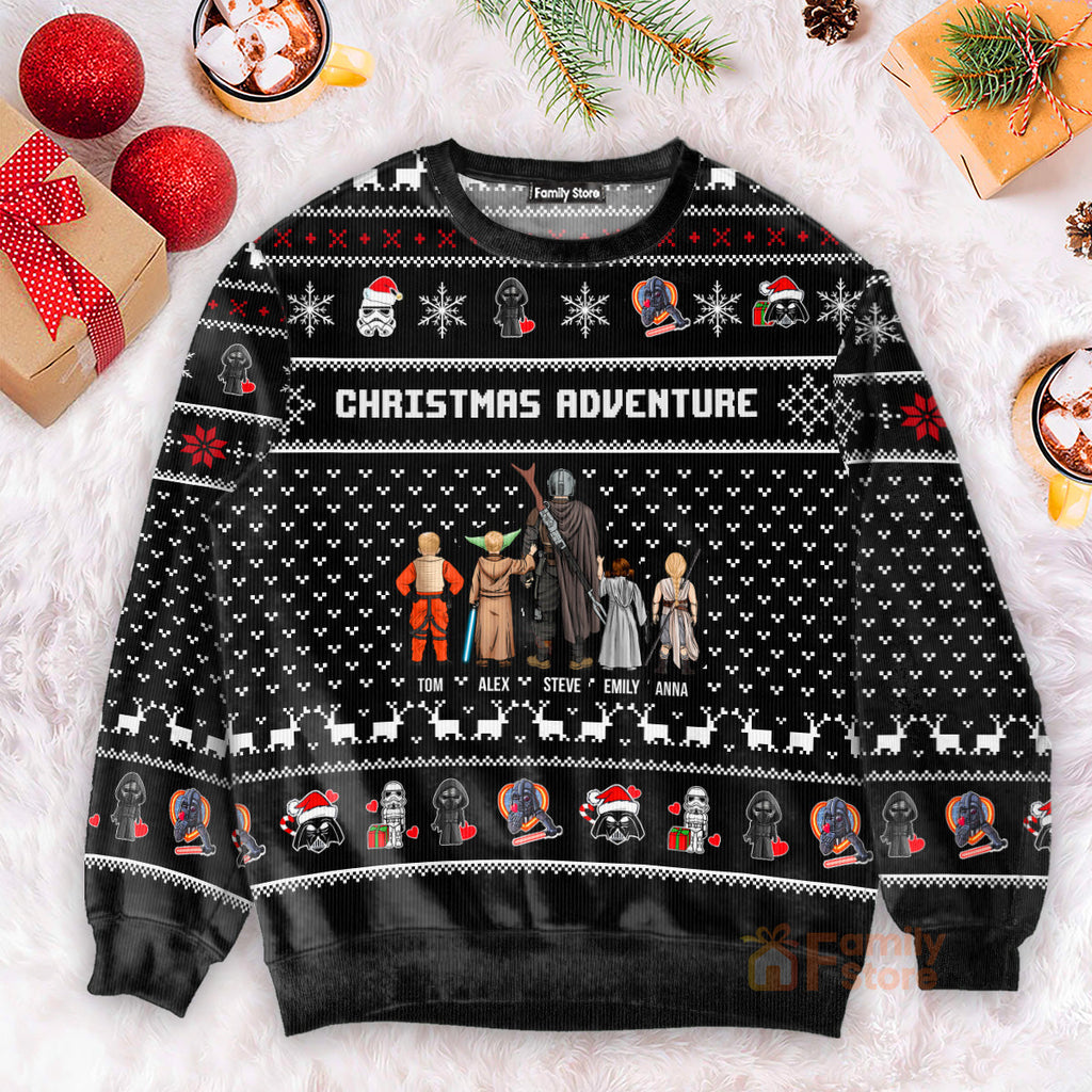 Personalized Ugly Christmas Sweater Gift for Dad, Grandpa, Husband