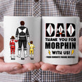 Personalized Dad Mug Thank You for Morphin with Us Gift