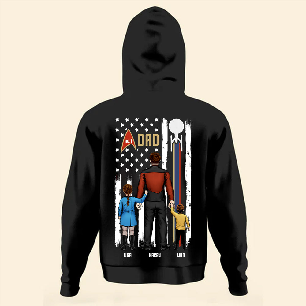 Personalized T-Shirt Gift for Dad with Cartoon Design