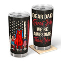 Personalized Superhero Tumbler Gift for Dad Grandpa | Father's Day Tumbler GradoCreations