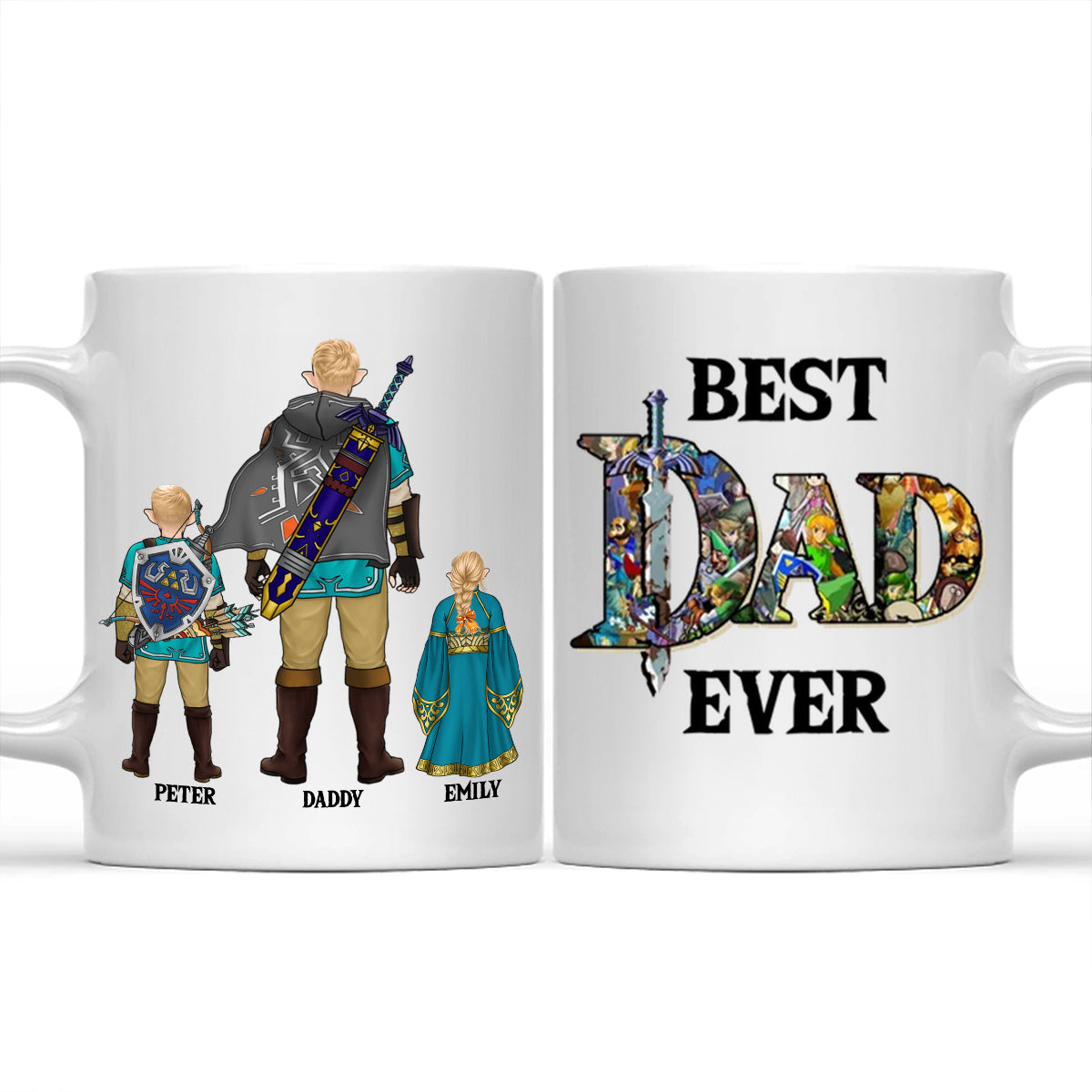 Personalized Legend Dad Mug Custom Design Gift for Father's Day Mug GradoCreations