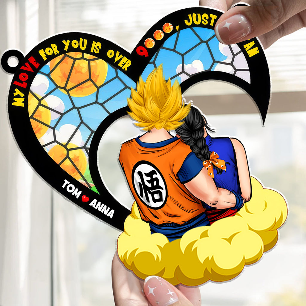 Personalized Love Suncatcher Gift for Couple - Window Decoration