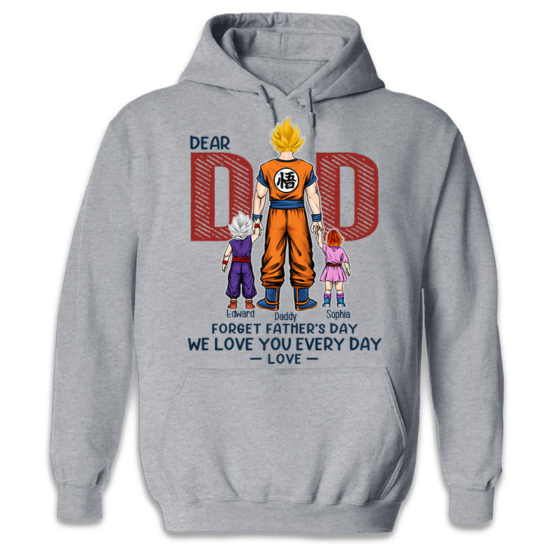 Personalized Love You Everyday T-Shirt Gift for Dad | Custom Family Design Cotton Apparel GradoCreations